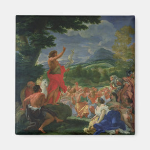 Íman St John Preaching do baptista, pintado antes de