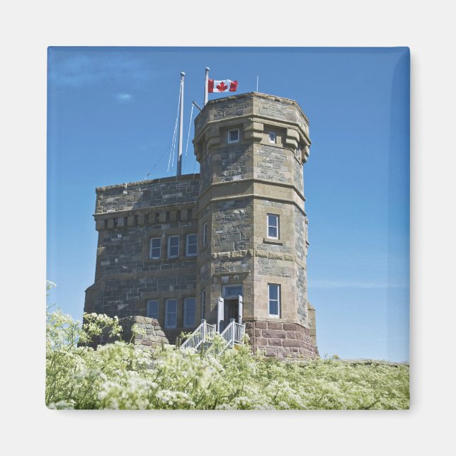 Íman St. John's, Terra Nova, Canadá, Cabot Tower, (Frente)