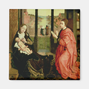 Íman St Luke que tira um retrato do Virgin