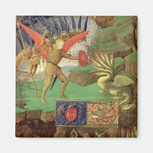 Íman St Michael que massacra o dragão