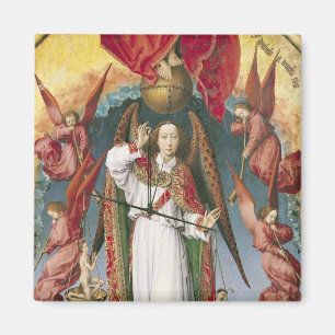 Íman St Michael que pesa as almas