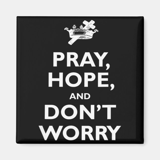 Íman St Padre O Pray Hope And Dont Worry Catholic S  (Frente)