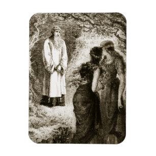Íman St Patrick encontrou-se por virgens na madeira de