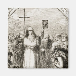 Íman St Patrick que mostra às pessoas de Ireland os