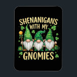 Íman St Patrick’s Day Lucky Shamrock Gnome<br><div class="desc">St Patrick’s Day Lucky Shamrock Gnome</div>