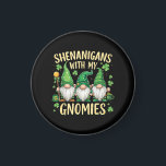 Íman St Patrick’s Day Lucky Shamrock Gnome<br><div class="desc">St Patrick’s Day Lucky Shamrock Gnome</div>