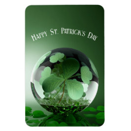 Íman St. Patrick's Day Green World