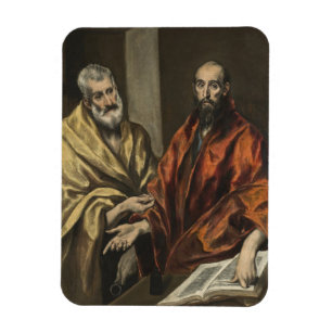 Íman St Peter e St Paul   c.1605-8 (óleo em canvas)