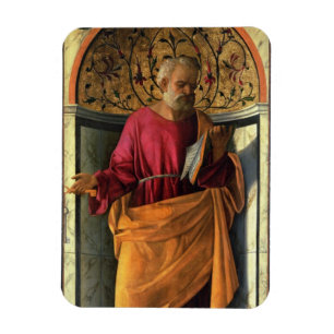 Íman St Peter (tempera em canvas)