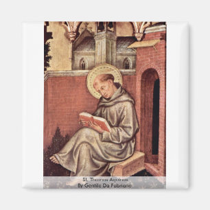 Íman St Thomas Aquinas por Gentile da Fabriano