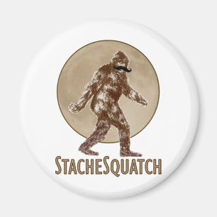 Íman STACHESQUATCH mim bigode se você viu meu Squatch