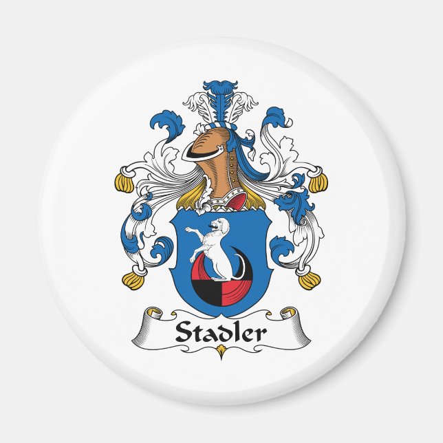 Íman Stadler Family Crest (Frente)