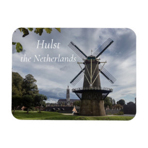Íman Stadsmolen Windmill, Hulst, Países Baixos