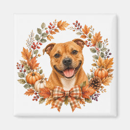 Íman Staffordshire Bull Terrier Outono