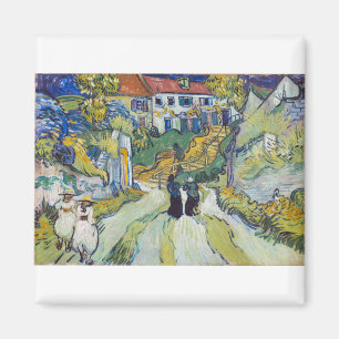 Íman Stairway em Auvers 1890 por Vincent van Gogh