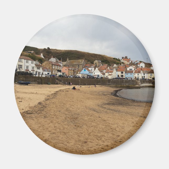 Íman Staithes Harbour Beach and Village Front (Frente)