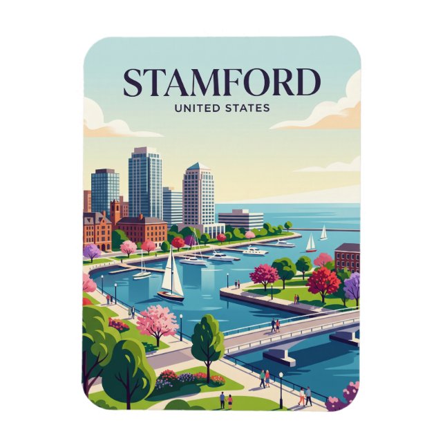 Íman Stamford Connecticut (Vertical)