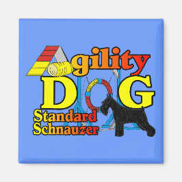 Íman Standard_Schnauzer_Agilidade