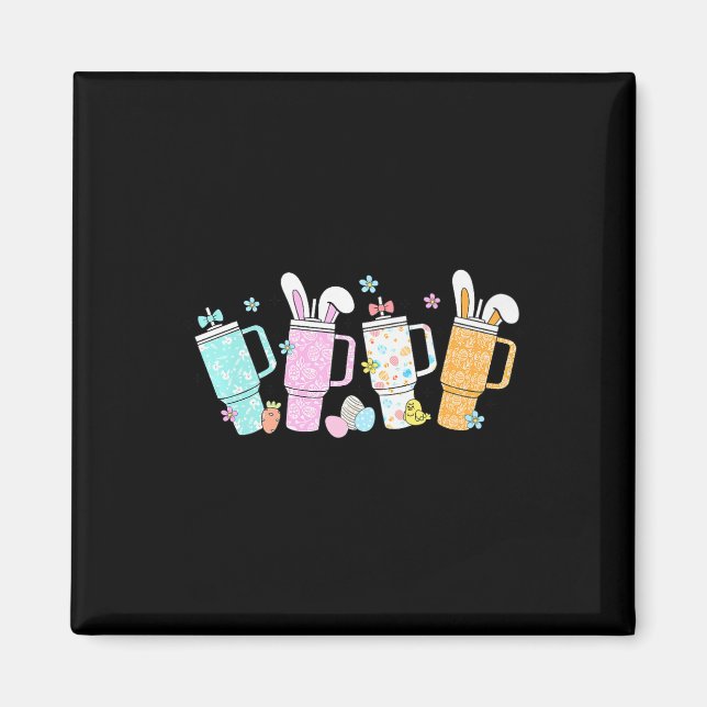 Íman Stanley Tumbler na Páscoa Retro Tumbler inspirou g (Frente)