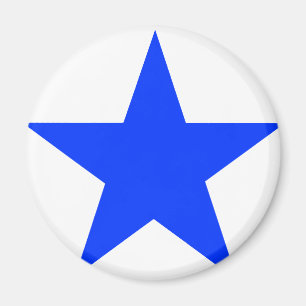 Íman Star Blue O MUSEUM Zazzle dá presentes