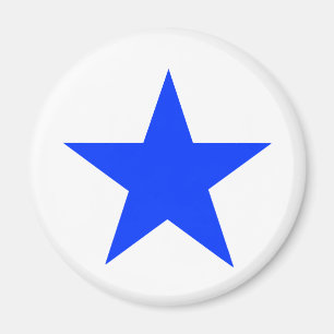 Íman Star Blue O MUSEUM Zazzle dá presentes