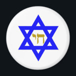 Íman STAR de David e Símbolo da LIFE<br><div class="desc">símbolos judeus</div>