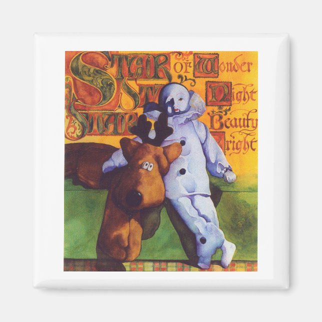 Íman STAR DE Magneta Quadrada MAIS MARAVILHA (Frente)