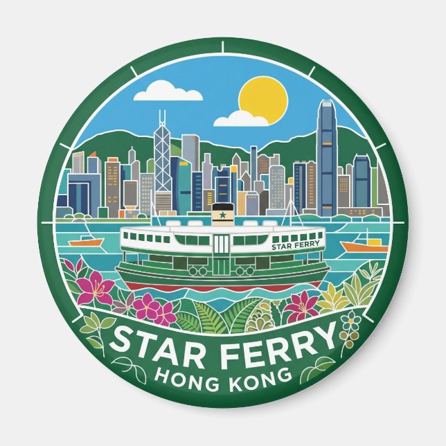 Íman Star Ferry Hong Kong (Frente)
