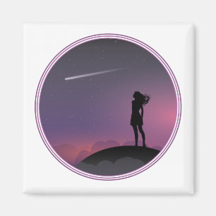 Íman Star Gazing Girl