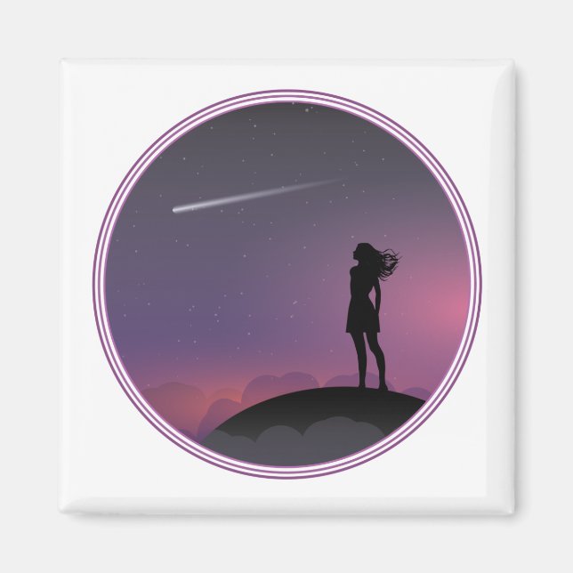 Íman Star Gazing Girl (Frente)
