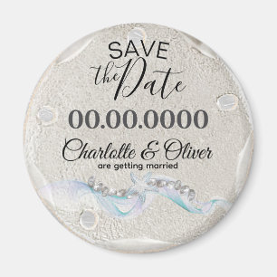 Íman Starfish Gem Wedding Save the Date Magnet