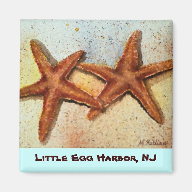 Íman Starfish, Little Egg Harbor, imã NJ (Frente)