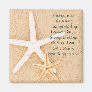 Íman Starfish Serenity Prayer Magnet