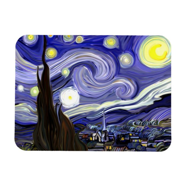 Íman Starry Night (Horizontal)