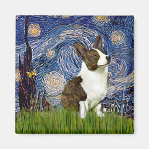 Íman Starry Night - Cardigan Welsh Corgi