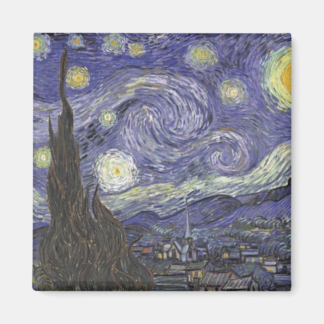 Íman Starry Night Magnet (Frente)
