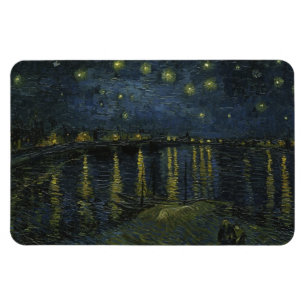 Íman Starry Night Over the Rhône, pintura a óleo Van Go