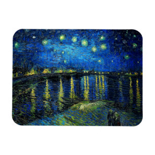 Íman Starry Night Over the Rhone por Vincent Van Gogh