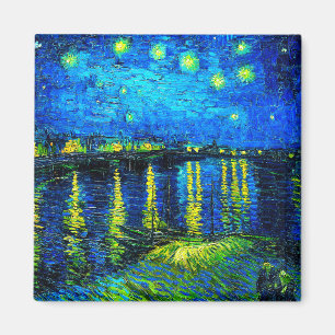 Íman Starry Night Over the Rhone por Vincent Van Gogh