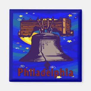 Íman Starry Night Philadelphia Liberty Bell