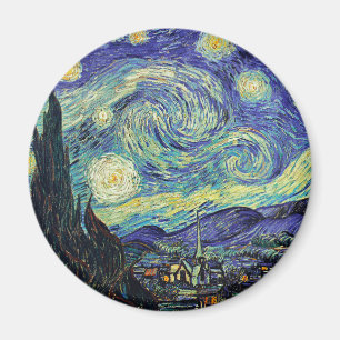 Íman Starry Night por van Gogh