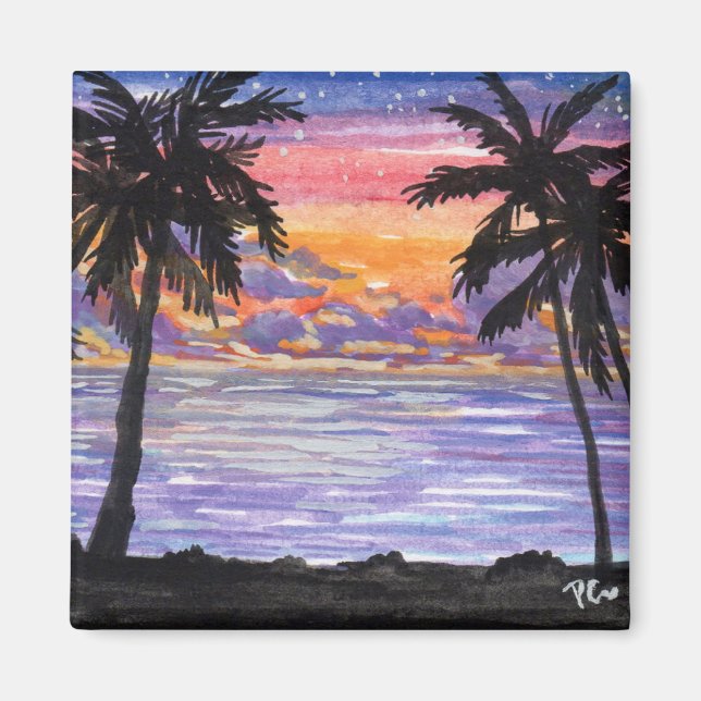 Íman Starry Palm Beach (Frente)