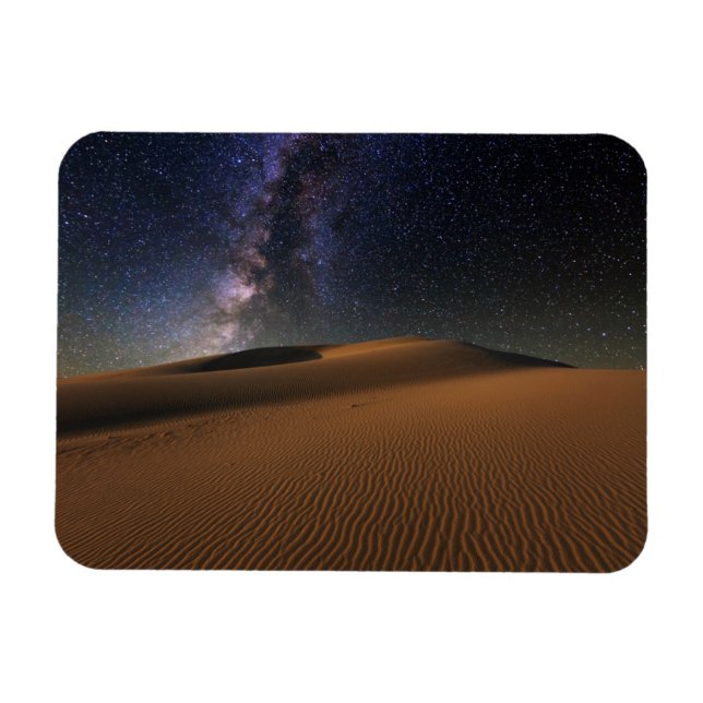 Íman Starry Sky sobre o deserto de Sand Dunes Gobi (Horizontal)