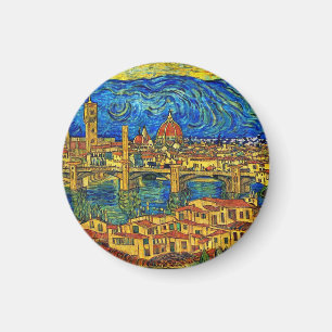 Íman Starry Starry Night Florence Itália