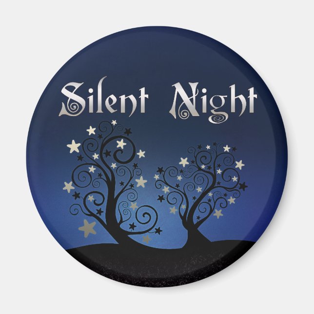 Íman Starry Trees Silent Night (Frente)