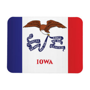 Íman State Flag of Iowa, EUA