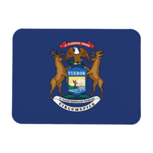 Íman State Flag of Michigan, EUA