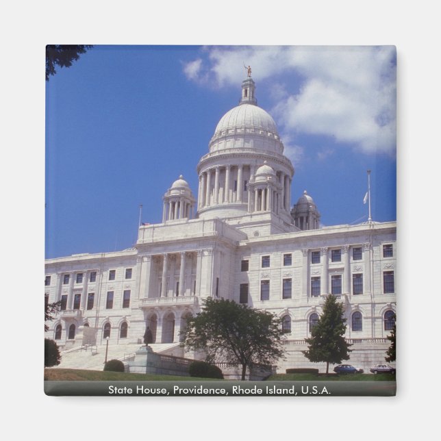 Íman State House, Providence, Rhode Island, EUA (Frente)