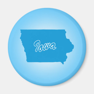 Íman State Iowa Magnet