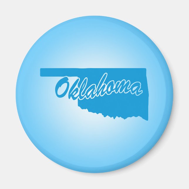Íman State Oklahoma Magnet (Frente)